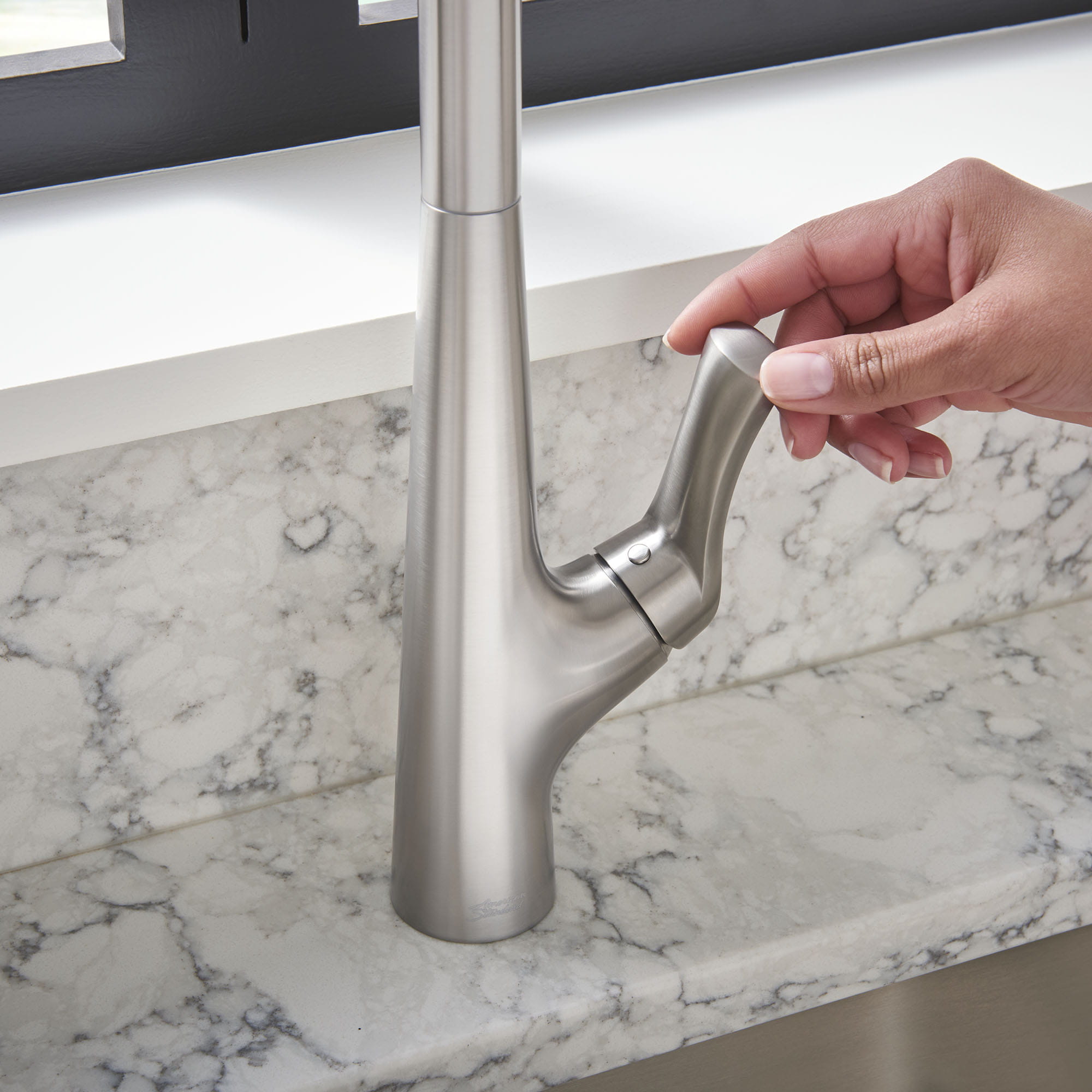 American Standard Copley PullDown Kitchen Faucet with Soap Dispenser